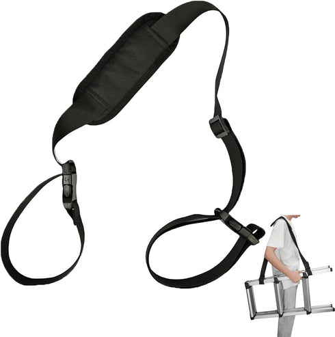 UtySty Step Ladder Carry Strap Carrying Belt Telescoping Ladder Shoulder Straps Carrier for