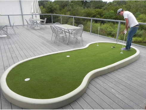 WarmShe 1FT 16FT, Golf Putting Green - Artificial Grass Turf X Indoor/Outdoor Training Mat for Baseball, Football, Gym
