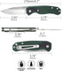 Outdoor Pocket Knife for Men, G10 Handle, 2.95-inch 8Cr13MoV Stainless Steel Blade, Portable Pocket Clip