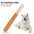 Shedding Blade for Dogs, Professional Grooming Hand Stripping Knife, Multifunction Tool for Coarse Fur