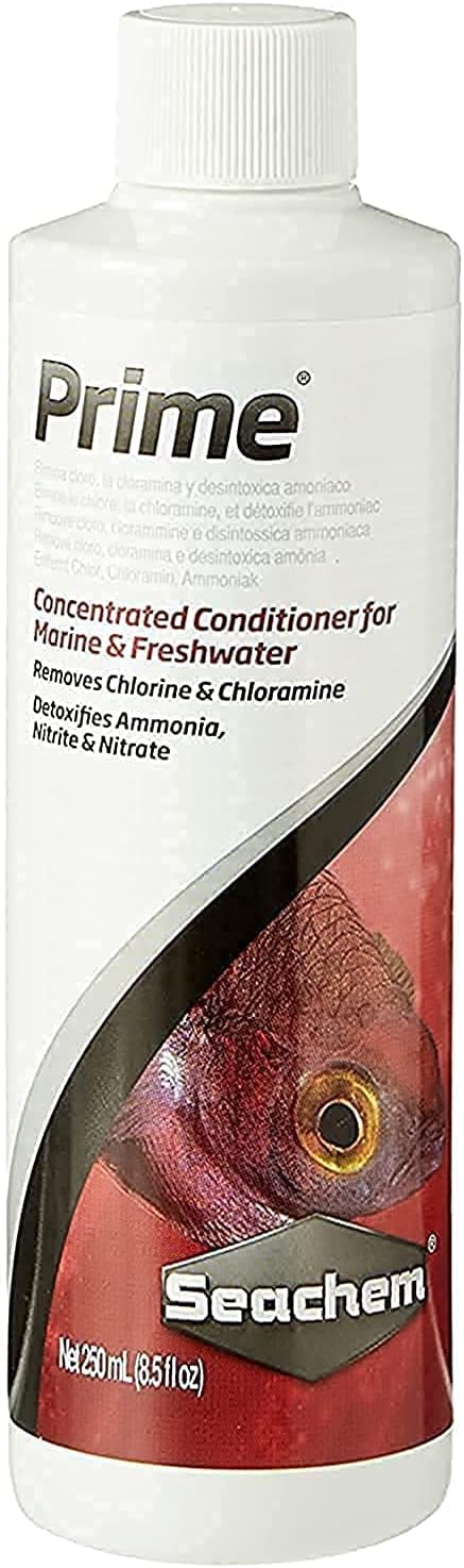Seachem Prime Fresh and Saltwater Conditioner - 250 ml Chemical Remover and Detoxifier