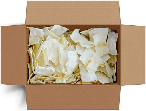 Beef Rawhide Chips for Dogs - Single-Ingredient USA Rawhide Chews (3 lb), All-Natural Collagen