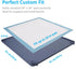 Generic 2-in-1 24x24 Silicone Dog Pee Pad Holder Tray, - Non-Slip Potty Training Tray for Puppies & Small Dogs