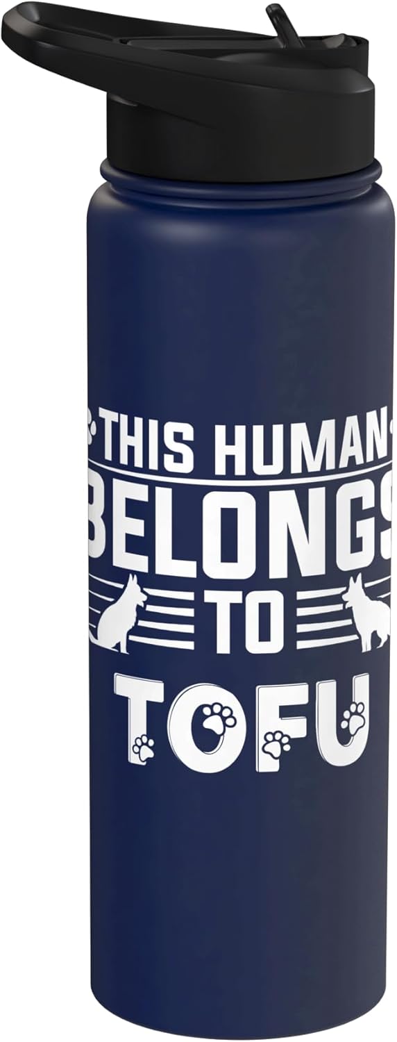 Tofu Dog Name GIfts Dog Name Tofu Gift Belongs To Pet Dog Tofu Stainless Steel Insulated