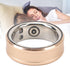 Smart Ring Health Tracker for Men and Women, Body Temperature, Activity Fitness, Sleep Monitor, Rechargeable Stainless