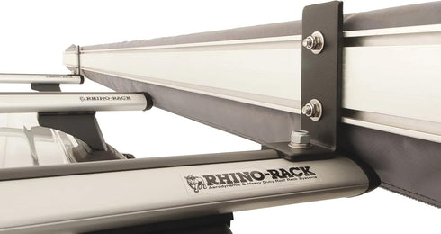 Rhino Rack Universal Awning Bracket Kit - Black, Fits Most Awnings Including Sunseeker Range | 31111