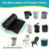 5-8 (25 pack) Portable Toilet Bags, Camping Toilet Bags, Biodegradable Toilet Bags with Drawstring & Lemon Scent