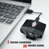 Ultra Bright Mini Hands Free Cree LED Clip on Cap Light, Rechargeable Waterproof Hat Light for Fishing