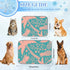 Generic 28" X22" Pet Cooling Mat Ice Silk Cooling Mat for Cat Tropical Fruit Thin Dog Bed Washable Sleeping Pad Mats