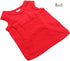 2019 Pet Clothes Dog Clothing Blank T-Shirt Tanks for Small Medium Large Dogs | 100% Cotton Summer Vest, Classic Red