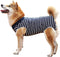 Dog Recovery Suit for Abdominal Wound - Puppy Surgical Clothes Post-Operative Vest, Substitute E-Collar & Cone (S, Blue