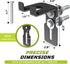 Lights Mountain 2x2 2x3 3x3 5/81 M14 Universal Barbell Holder for Power Rack, Fits / / Rack Uprights, Fits Holes