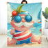 PALNKART 40x50in Cute Cat Lightweight Flannel Blanket for Sofa Bed Travel Camping Chair, Multi-Purpose Gift Blanket