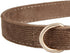 Soft Dog Collar with Metal Buckle, Adjustable Durable Comfort Cotton Corduroy for Large Medium Small Dogs, Velvet,