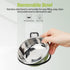 Elevated Cat Bowls, Wall Mounted Stainless Steel Food Dish, Nonslip No Spill Pet Feeding Bowls (2 Packs, Green)