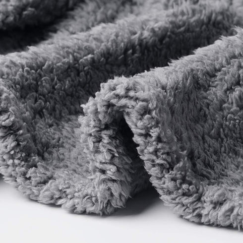 1 Pack 3 Calming Blankets - Fluffy Premium Fleece Pet Blanket - Soft Sherpa Throw for Dog Puppy Cat (Beige/Black/Grey,
