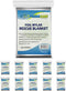 Primacare HB-10 Emergency Foil Mylar Thermal Blanket (Pack of 10), 52" x 84", Silver