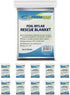 Primacare HB-10 Emergency Foil Mylar Thermal Blanket (Pack of 10), 52" x 84", Silver