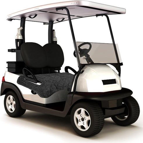 Heavy Duty Waterproof Golf Cart Seat Covers for 2 Person Seats - EZGO Club Car Winter Accessories