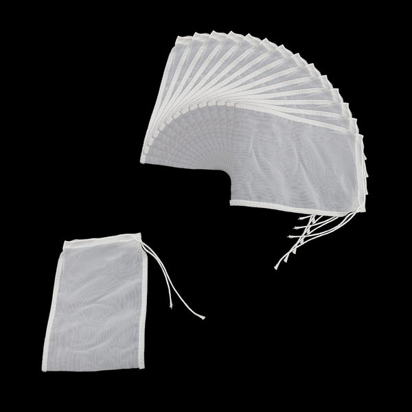 Extra Fine Filter Bags, 200 Micron Aquarium Filter Media Bags, 15 Pack (5.91" x 7.87")