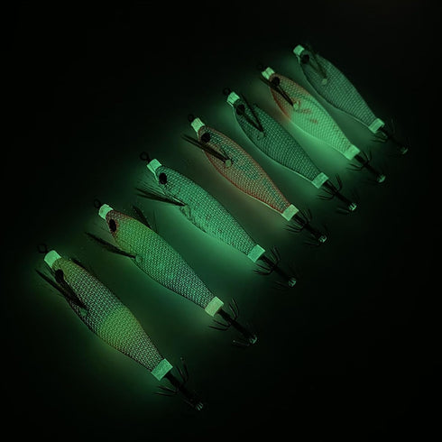 SHYYOULQE Shrimp Fishing Lures Soft Lures Crankbait for Sea Freshwater and Designs Glow