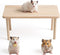 GEEHUA Wooden Hamster Platform, Hamster Play Wooden Platform Wood Stand Hamsters Cage Accessory