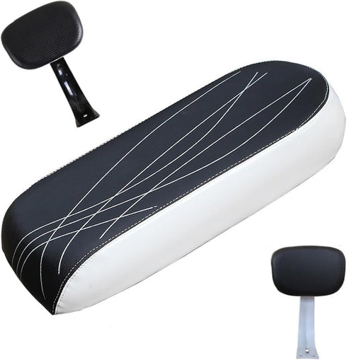 BOGEEL Set, Bicycles Rear Seats Cushion Armrest Footrest Kids Child Carriers Bicycles Baby Seats with Armrest