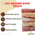 Amazing Dog Treats 6 Inch Beef Trachea Chews (5 pcs - 8 oz) - Digestible and Safe Trachea Dog Treats for Joint Health