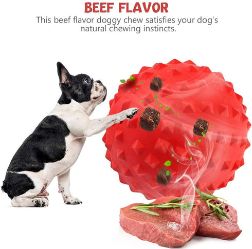 RHL Dog Squeaky Toys for Aggressive Chewers - Large Breed Balls Interactive Toy for Medium Small Dogs