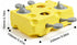 Generic Self Play Cat Toys - Non Slip Funny Cheese Food Dispenser,Interactive Cat Treat Dispenser Toy,for Indoor Kitten