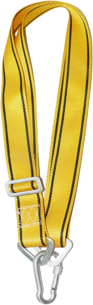 Heavy Duty Boxing Bag Hanger Strap Mount - Yellow, Supports Up to 1000lbs, Adjustable Length 40-80in, Ideal for Boxing