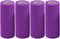 Vet Wrap Tape Bulk - 6 Inch Self-Adhesive Cohesive Bandage Wraps for Horses Dogs Cats, Purple, 4 Rolls