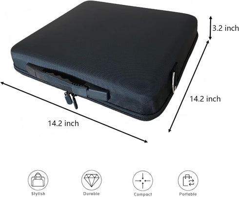 UISKOOPW Set Pool Ball Carrying Case,Hard Billiard Ball Case Cue Ball Holder for One of Billiard Balls,EVA Pool Ball