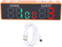 V30 6-Digit Mini Digital Scoreboard with Buzzer, Portable Rechargeable Tabletop Score Keeper for Board Games, Sports