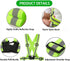 Running Reflective Vest Gear 3 Pack - Adjustable High Visibility Safety Belt Straps for Night Walking