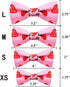 azuza Lovely Pink Dog Collar with Bowtie for Small Dogs