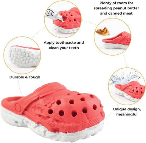 Dog Chew Toys, Tough Durable Rubber Puppy Toy for Aggressive Chewers, Interactive Toys for Medium Large Breed