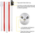 KINGTOP 6ft Golf Flagstick, Portable Five-Section Design for Backyard Practice Putting Green Set