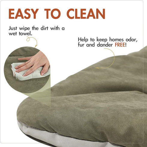 Camping Dog Bed, Waterproof and Washable Pet Bed 40”X32”, Durable Portable Travel Mat for Outdoor Use