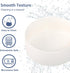 Ceramic Dog Bowl, Heavy Porcelain Feeding Bowls, Anti Tip Over, 28.74 oz, White