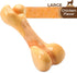 Tikaton Dog Chew Toys for Aggressive Chewers, Chicken Flavor Durable Teething Bones for All Sizes