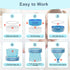 15 Pack Cat Litter Refill Bags, Diaper Refills With Refill, Excellent Sealing and Toughness Compatible With all Refill