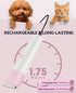 Roiffcly 4 1 Trimmer Trimming Dog Clippers Grooming Kit, in Quiet Cordless Dog Paw & Nail Grinder, Small Cat Clippers