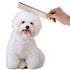 2-in-1 Megal Greyhound Comb for Dogs (Medium/Coarse) - 69 Stainless Steel Pins with Lightweight Aluminum Handle