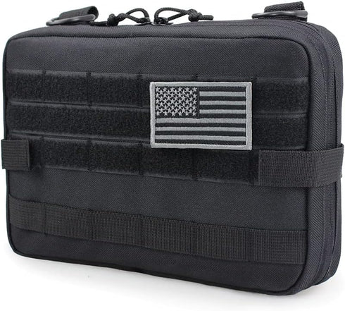 1000D WYNEX Tactical Admin Molle Pouch, Medical EDC EMT Utility Bag Shell Design Attachment Pouches Nylon Hiking Belt