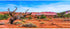 AWERT Terrarium Background, Blue Sky Mountain Oasis Desert Sun and Gobi Reptile Habitat 36x18 inches