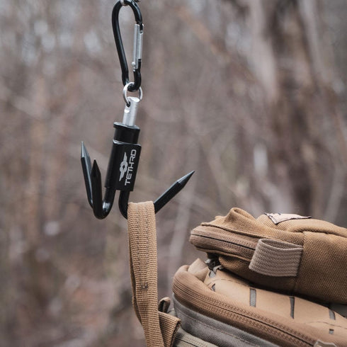 Scorpion Gear Hook - All Aluminum Grapple Hook for Saddle Hunting, Lightweight and Foldable