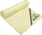 Water Gear Chamois Towel - Fast Absorbing, Great for Drying After Workout and Diving, Multi-Use (Yellow)