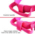 Tactical Dog Collar, Adjustable Military Nylon Collar with Heavy Duty Metal Buckle and Handle for Dog Training (Pink,