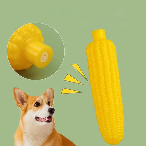 AOOOWER Realistic Talking Peanut Dog Toy with Sound Rubber Chewing Teether for Puppy Training